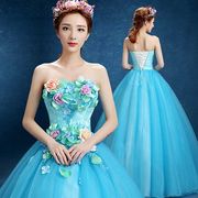 ウエディングドレス カラードレス花嫁ブライド ドレス パーティードレス【結婚式】【披露宴】【二次会】