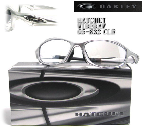 OAKLEY(オークリー) サングラス HATCHET Asian Fit wire Raw w/Ti Clear 05-832 クリア