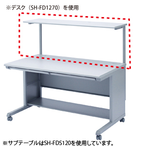 【メーカー直送】SH-FDS120 サンワサプライ　デスク用サブテーブル