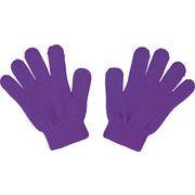 【ATC】カラーのびのび手袋 紫 [001402]
