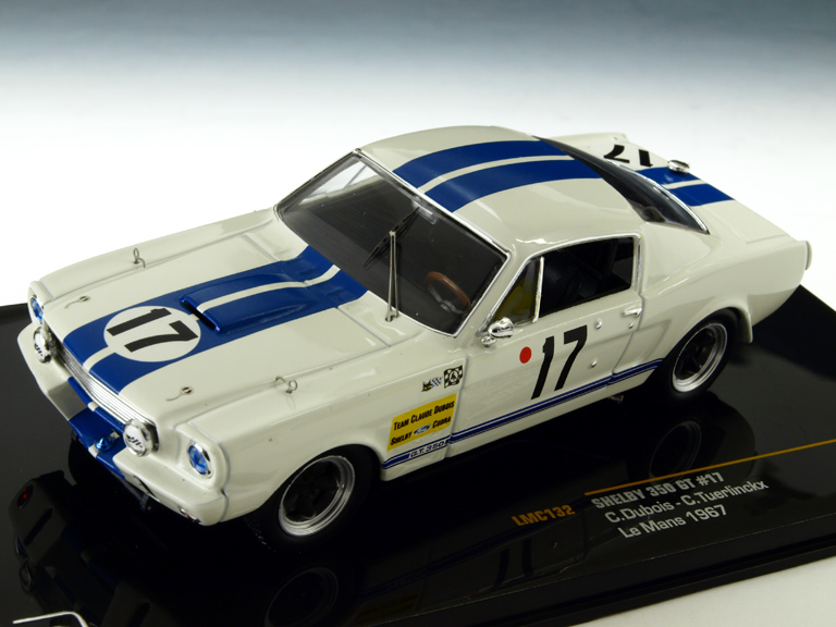 ixo/イクソ シェルビー 350 GT 1967年ル・マン24時間 #17 ドライバー:C.Dubois/C.Tuerlinckx