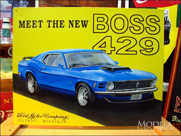 アメリカンブリキ看板 マスタング -Mustang Boss 429-