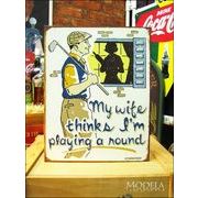 アメリカンブリキ看板 Schonberg 一勝負