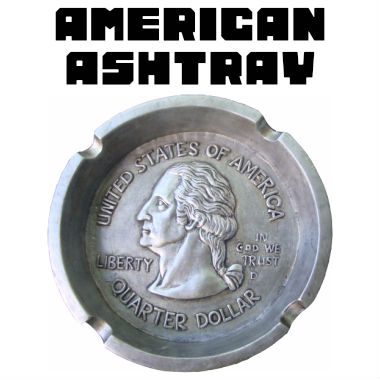 AMERICAN ASHTRAY COIN 【灰皿　アメリカン　コイン 25セント】