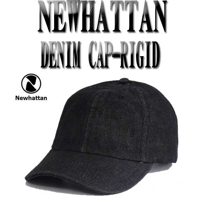 NEWHATTAN COTTON  DENIM CAP-RIGID  13385