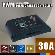 太陽光パネル ソーラーパネル チャージコントローラー 30A PWM パネル～バッテリー