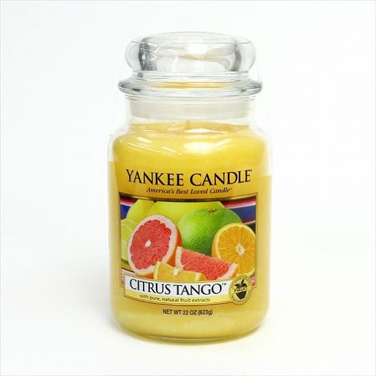 kameyama candle 【OUTLET】【パッケージダメージ】YANKEE CANDLE ジャーＬ 「 シトラスタンゴ 」