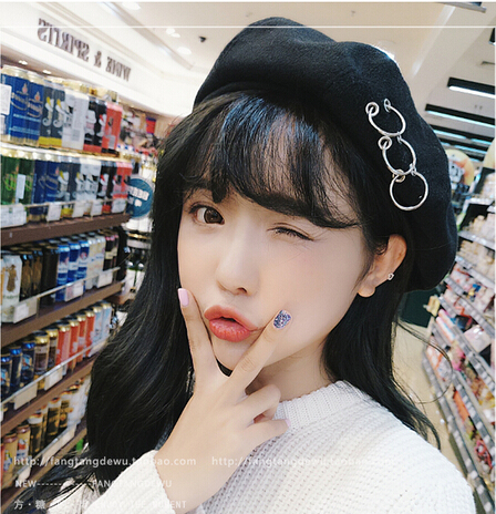 春物　レディース　アクセサリー　帽子　ベレー帽　ファッション　韓国風