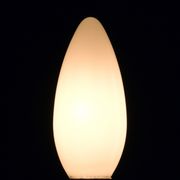 YAZAWA(ヤザワ）LED電球 C32シャンデリア形 ホワイトタイプ 25W形相当 電球色 口金E12　LDC2LG32E12WH