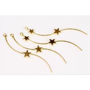 オリジナル/最安値/螺旋/ひねりチャーム/星　宇宙雑貨/基礎金具/トレンドパーツ/デコパーツ