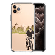 iPhone11pro  側面ソフト 背面ハード ハイブリッド クリア ケース カバー スポーツサイクリング 男子2