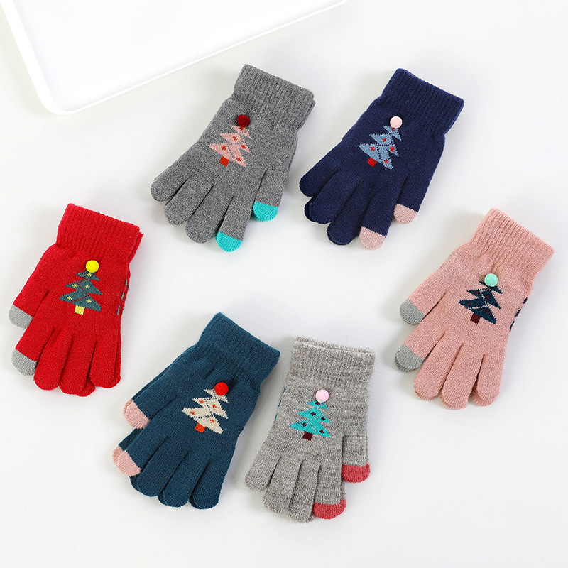 子供手袋 ニット手袋 キッズ手袋 クリスマス 裏起毛 厚手 秋冬新作 ファッション雑貨 株式会社 大豊 問屋 仕入れ 卸 卸売の専門 仕入れならnetsea