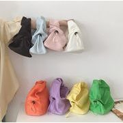 帆布バッグ　手持ちバッグ　無地　韓国ファッション　多色