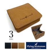 全3色 Flying Scotsman（フライングスコッツマン）リアルレザー ボックスデザイン コインケース 小銭入れ
