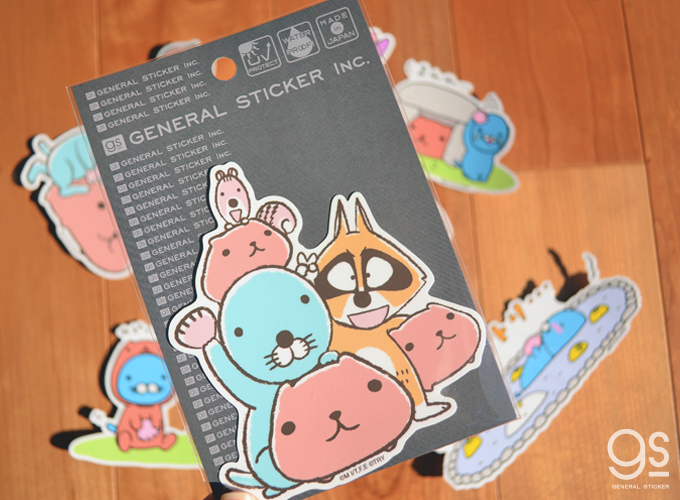 全6種セット ぼのぼの カピバラさん キャラクターステッカー コラボ Bnkpset01 公式 新作 雑貨 株式会社 ゼネラルステッカー 問屋 仕入れ 卸 卸売の専門 仕入れならnetsea