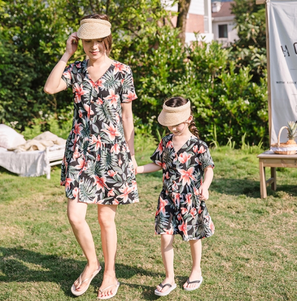 レビューを書けば送料当店負担 メンズ レディース キッズ 花柄リゾートワンピース シャツ パンツ 上下セット 親子コーデ 親子 ペアルック 親子ペア 母の日 プレゼント パパ ママとお揃い Champagne Dissaux Brochot Com