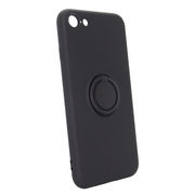 iPhone7 iPhone8 iPhoneSE2 ブラック 333 スマホケース アイフォン リングケース