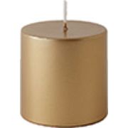 kameyama candle ３×３メタリックピラーキャンドル ゴールド 6個セット キャンドル