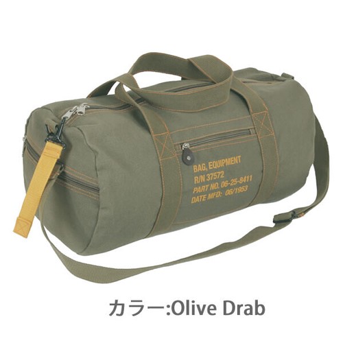 ロスコ 【Rothco】Canvas Equipment Bag ミリタリー ダッフルバッグ