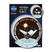 NASAステッカー SPACELAB 2 ロゴ エンブレム 宇宙 スペースシャトル NASA035 グッズ