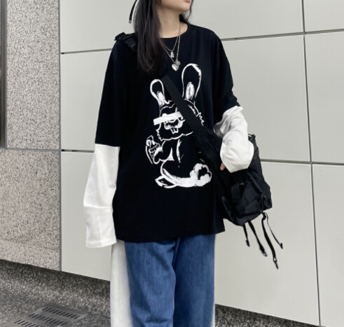 Ins 新作 レディース トップス ｔシャツ 長袖 重ね着風 Chic 韓国風 アパレル 株式会社 Tokyo Plenza 問屋 仕入れ 卸 卸売の専門 仕入れならnetsea