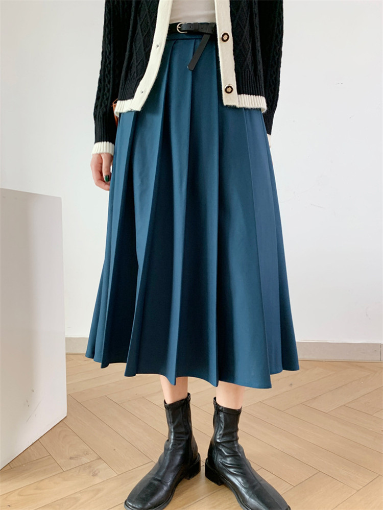 楽ちんおしゃれが叶う今買いアイテムはこれ ピュアカラー スカート シンプル 女性 ハイウエスト ススリム