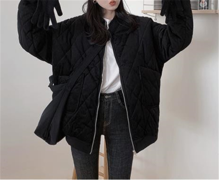 2021秋新作韓国の人気 シンプル コーデュロイ 暖かい 厚手 ゆったりする ジャケット コート カジュアル