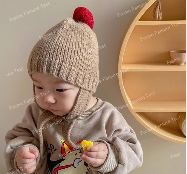 秋冬新作　赤ちゃん　幼児　ベビー帽子　キッズニット帽