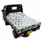 軽トラック荷台シート 迷彩柄 グリーン　約220×192cm　PVC塩化ビニル樹脂