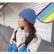 韓国スタイル 帽子 秋冬 保温 ニット帽子 レディース メンズ 男女兼用 小顔 防風 防塵 ニットキャップ