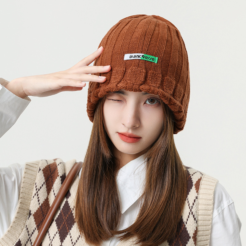 秋冬新品  防寒  韓国 ファッション トーク 帽子  ニット帽子 保温性も高  気質 織ります ハット