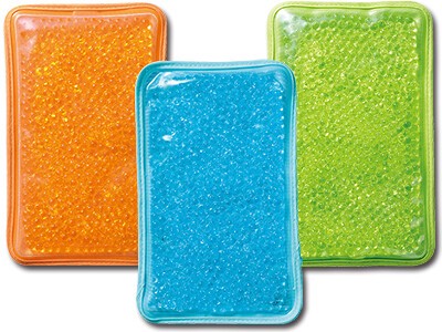 生活アイテム　冷感ビーズパッド　1個　ブルー　/　グリーン　/　オレンジ