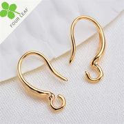 本金メッキ 基礎パーツ ピアスパーツ フォック デコパーツ