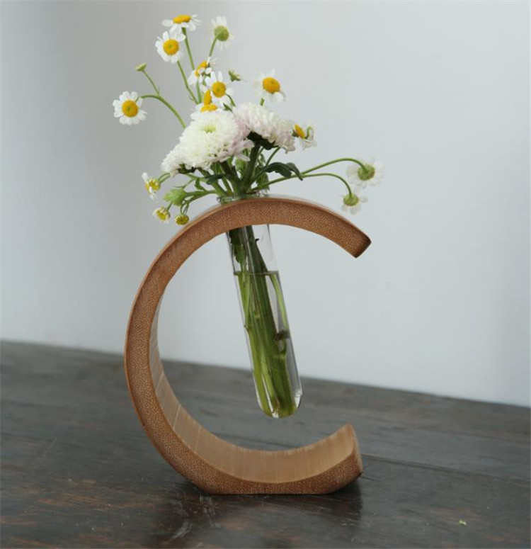 竹 レトロ 装飾 大人気 デザインセンス フラワーアレンジメント 小さな花瓶 手作り