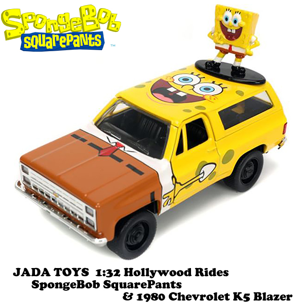 1:32 SPONGEBOB 1980 Chevrolet K5 Blazer w/SpongeBob