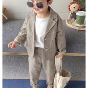 安いし可愛い大人気商品 快適である 男の子 春秋 トレンド スーツ 新作 デザインセンス 長袖 小さい新鮮な