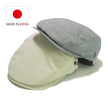 　日本製カスリダンガリーハンチング　ヤング帽子