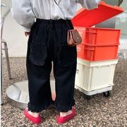 2022【春夏新作】ins 韓国風子供服 パンツ 女の子 シンプル ズボン