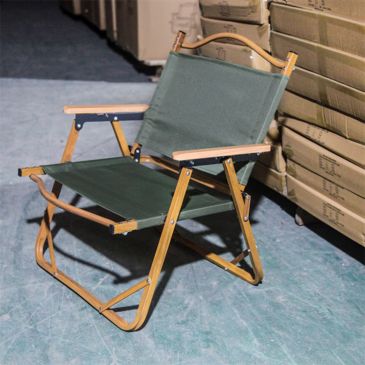タイムセール 木目調椅子 キャンプ オシャレ ポータブル アウトドア 折りたたみ椅子