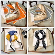 正方形スカーフ ミニスカーフ スカーフ レディーススカーフ 人気新作 ネッカチーフ ファッション小物