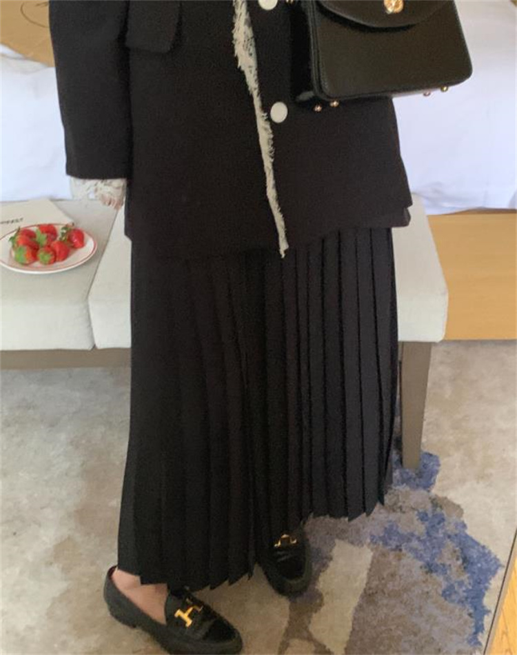 良い姿を見せて 韓国ファッション プリーツスカート ロングスカート 大人気 快適である ハイウエスト Watsons Biz Id