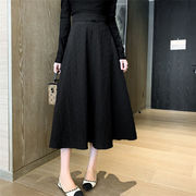 簡単おしゃれに見える服 INSスタイル Aライン 2022新作 中・長セクション 大きい裾 スカート