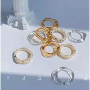激安    レディース指輪   アクセサリー   樹脂 　透明  個性    リング     高貴ぽい