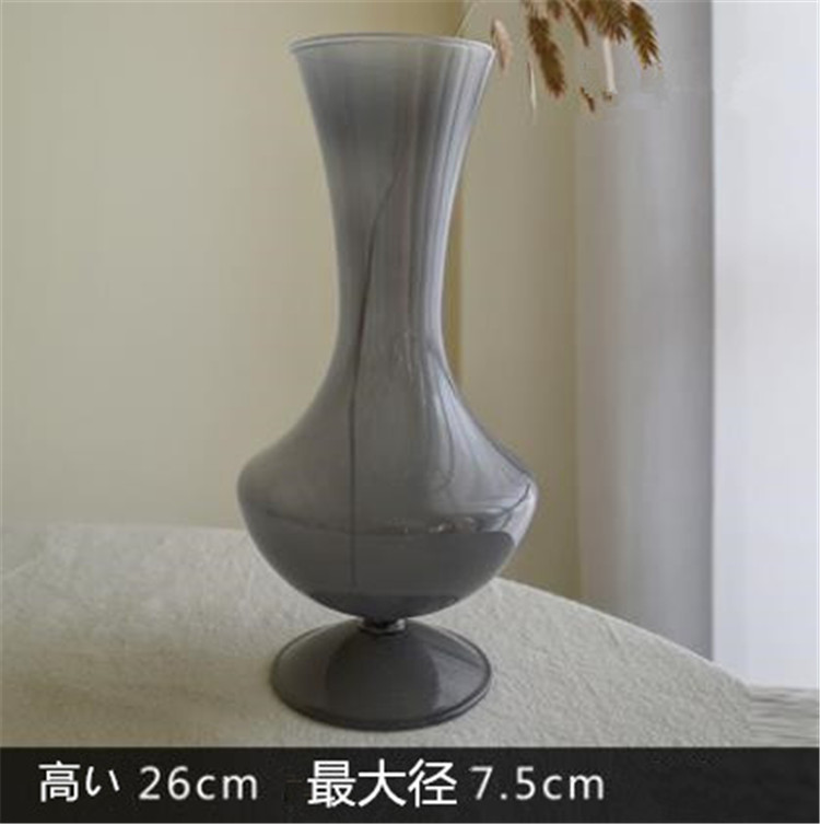 多機能 花瓶 装飾品 リビングルーム フラワーアレンジメント ガラス 透明な シンプル ドライフラワー