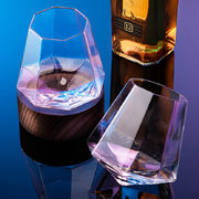 ダイヤモンド ワイングラス クリエイティブ シンプル クリスタル ガラス カップ