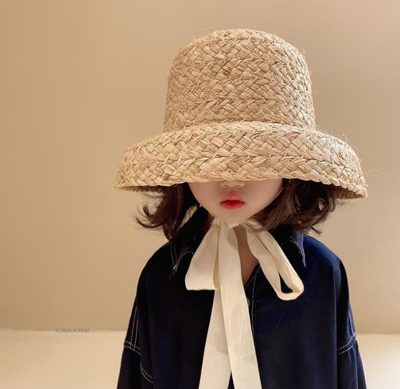 ハット  子供帽子  レース  草編み帽子  日焼け止め  可愛い  韓国ファッション  キッズ帽子
