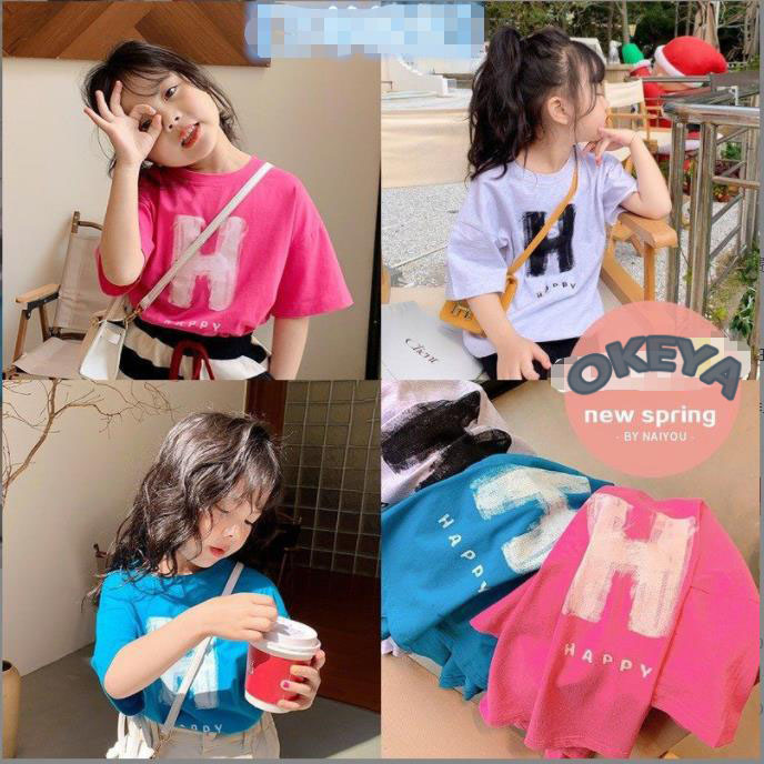 【2022年夏新作】子供服　Tシャツ　女の子　コットン製　人気商品　3色展開　90#-150#