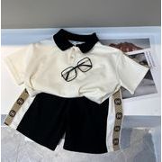 【2点セット】2022春新作 子供服  ベビー服  アパレル 半袖    tシャツ+ショットパンツ  男の子