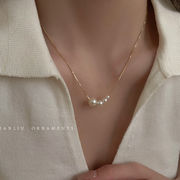 2022新作 真珠のネックレス 鎖骨チェーン ファッションレディースネックレス 首飾り