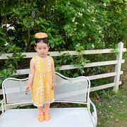 スカート　子供ドレス　子供服　夏着　ワンピース　　韓国風　プリンセスドレス　花柄